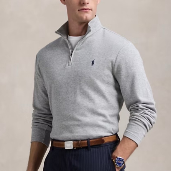 Polo Ralph Lauren Other - Polo Ralph Lauren Gray Quarter-Zip Pullover